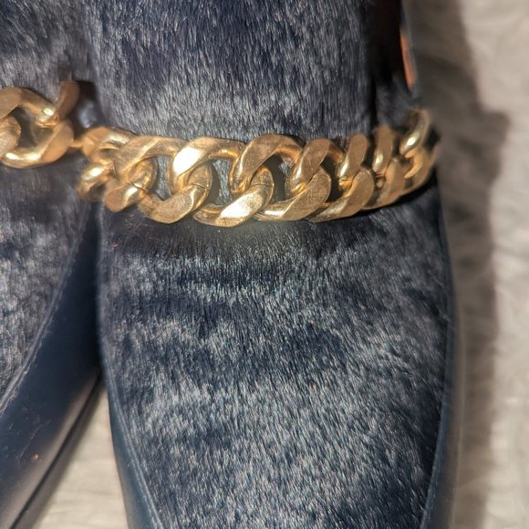 Calvin Klein Gold Chain Loafers - Picture 5 of 6